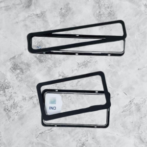 Plastic Front and Back Number Plate Frame for Bikes| Standard Size for All Bikes – Set of 2