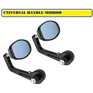 Motorcycle Handlebar Rearview (Side) Mirror | Capable for Honda Activa 125 | (Pack OF 2 UNIT)