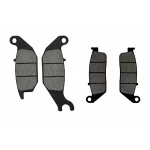 Front & Rear Combo Brake Disc Pad Set Compatible For Honda Highness CB 350