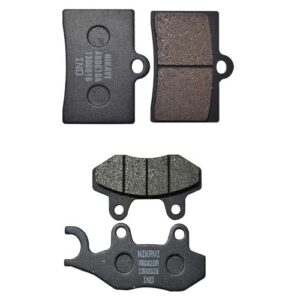 Combo Brake Disc Pad Compatible for Mahindra Mojo (Front & Rear)