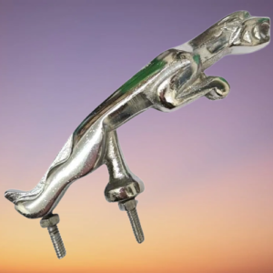 Chrome Jaguar Emblem Front Mudguard Logo for All Bullet