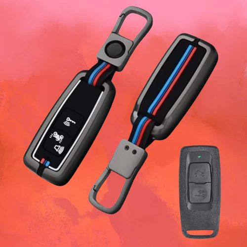 Premium Waterproof Metal Key Cover Compatible with Facelift New Honda Activa 125 H Smart Dio H-Smart 2024 2025 Remote Key