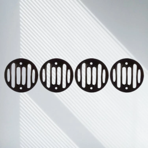 Metal Bullet Indicator Light Grill Compatible with Bullet Classic, Standard and Electra 350 & 500 (4 Pcs Indicators Grills, Black