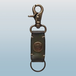 Royal Enfield Olive Leather Key Chain