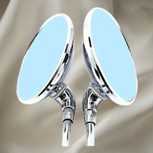 Rear View Touring Chrome Mirror Pair Compatible for Classic, Bullet, Standard, Electra (2012-2020)