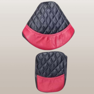 Stylish Front Rear Seat Cover Compatible with Classic 2012-2020 with Foaming Stitched BlackRed Diamond Stitched
