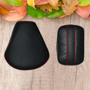 Stylish Front Rear Seat Cover Compatible with Classic 2012-2020 with Foaming Stitched Black