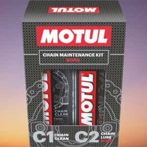 Motul Chain Lube & Chain Cleaner Combo for Bikes – C2 Lubrication + C1 Deep Cleaning Spray for Superior Chain Care, Suitable for All Motorcycles, 150 ml Each
