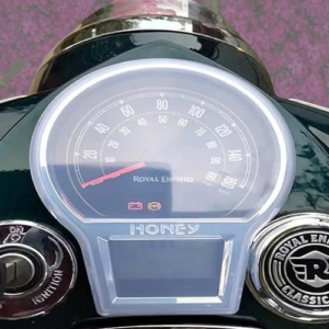 GadiBike Dashboard Screen Protector Speedometer CoverCap for Royal Enfield Reborn Classic 350