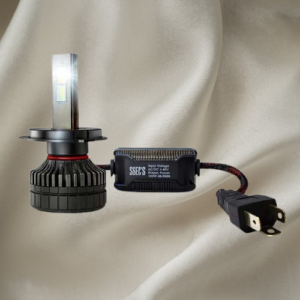 1 Year Warranty Ultra Bright H4 Fitting 130 Watt LED Headlight Bulb| High And Low Beam| Metal Body Lens Projector Headlamp Bulb With Cooling Fan Universal Fit all Bikes and Cars