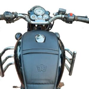 ClassicStandardElectra Tank Cover, Classic Tank Strap, RE Tank patta (Black) for Classic 350500 Bullet, Electra Standard