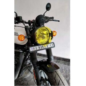 LED Headlight Guard For Royal Enfield Hunter 350