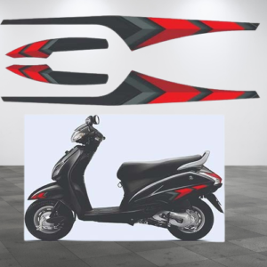 Scooter Graphics 2 Side Decal Reusable Self-Adhesive Sticker For Honda Activa (Ac4)
