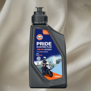 Gulf PRIDE SCOOTER PLUS 10W-30 4-AT API SN, JASO MB|BS 6 and earlier emission norms| Advanced 2 Wheeler Scooter Synthetic Blend Engine Oil [800 ml] – Pack of 1