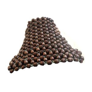 Universal Fit BSC Wooden Beads Bike Seat Cover Cushion Supports Sit Bones, Tailbone, and Buttock Muscles – Massager Suitable for Long Rides for All The Brand’s Bike (Coffee)