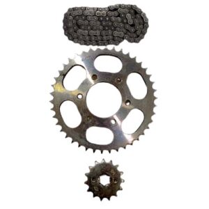 Chain Sprocket Kit – Pulsar DTSi 150/180 (GB-15T, RW-42T, Chain 114 Links)