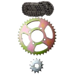 Chain Sprocket Kit – Star Sports & Star Sports Old (Rear Sprocket-1, GB Sprocket-1, Chain-1)